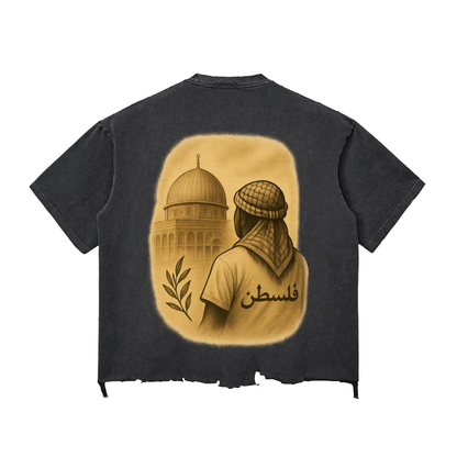 1948 Raw-Hem Boxy T-shirt